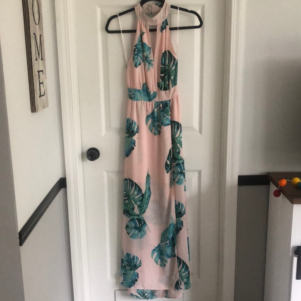 Filly Flair tropical print Maxi Dress, size Small